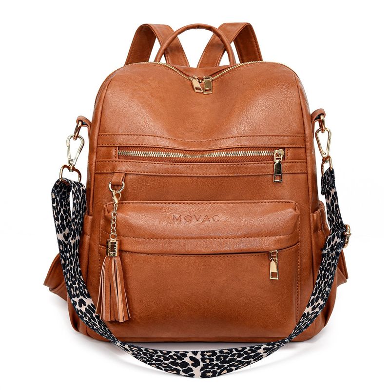 MV MOVAC - Mochila Cartera MOVAC Urban Chic Cuero PU Mujer a la Moda Multiuso