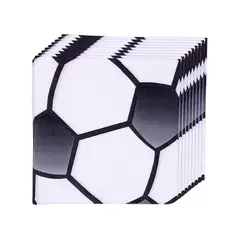 GLAM - Servilletas Para Cumpleaños Pelota Futbol 12 Unidades