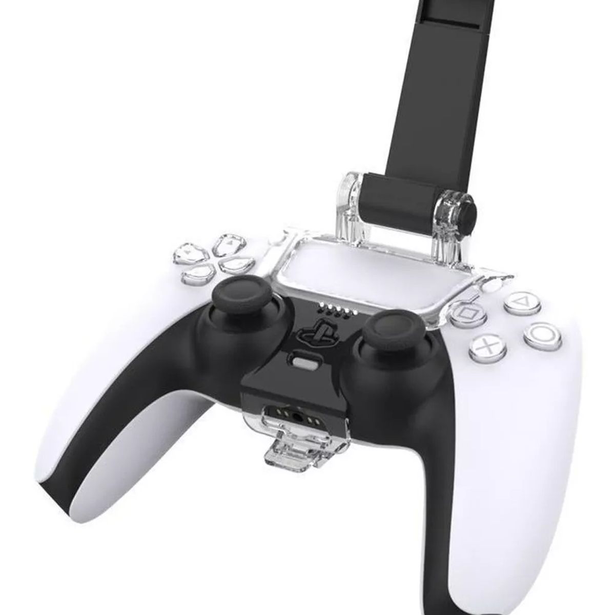 GENERICO - Gamepad Clip Soporte Teléfono Para Ps5 Dualsense Mando Color Negro