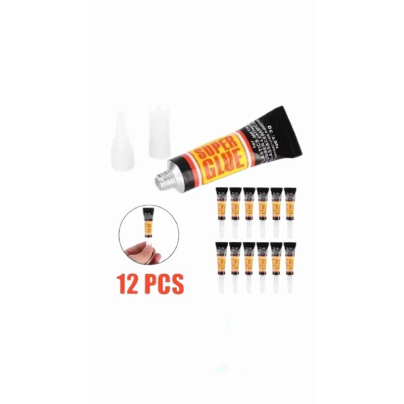 GENERICO - Pegamento Líquido SuperGlue JS-502 color rojo  200g-120und