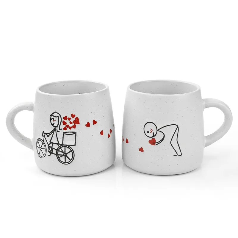DANNY HOME - Set de Vasos Danny Home™ - 400 ml Historias De Amor (2 piezas)