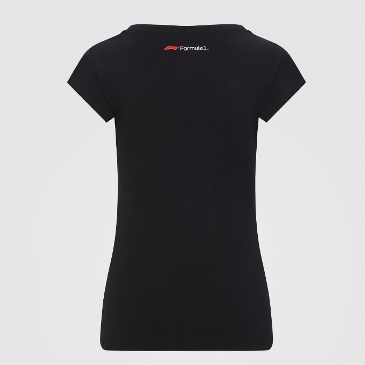 FORMULA 1 - Polera Mujer Oficial Formula 1 Logo Estampado Negro