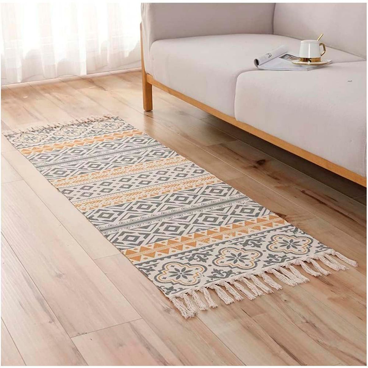 GENERICO - Alfombra - Piecera Kilim de estilo etnico 60x180 cm 01.