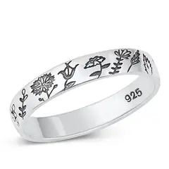 ROKASS JOYAS - ANILLO JARDIN DE FLORES