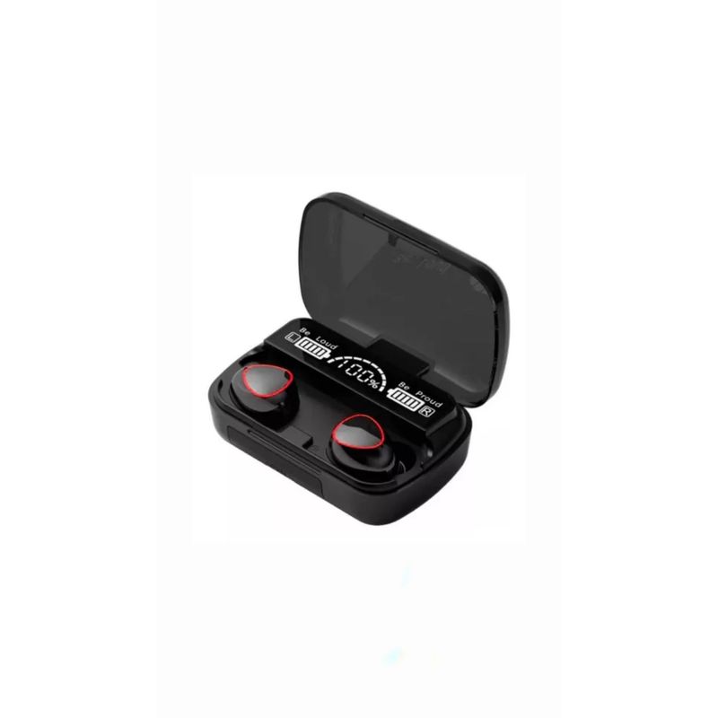 GENERICO - Audífonos Inalámbricos Bluetooth V5.1 M10 Powerbank 2000 Color Negro