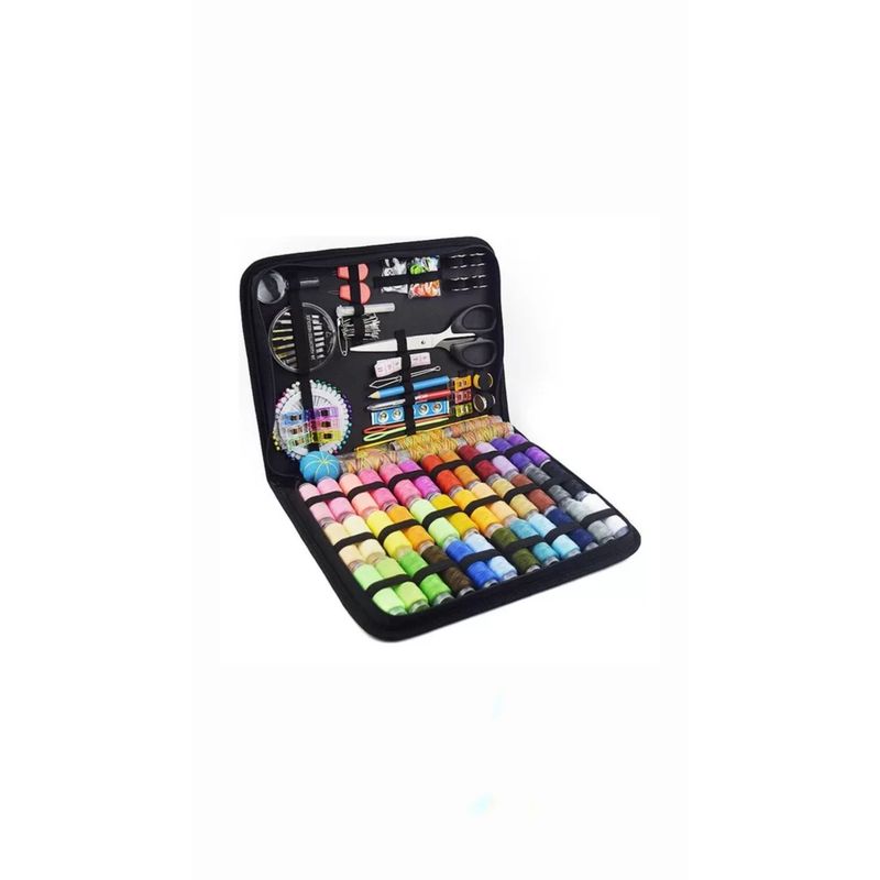 GENERICO - Set De Costura Costurero Full Completo Con Estuche 200 Pcs