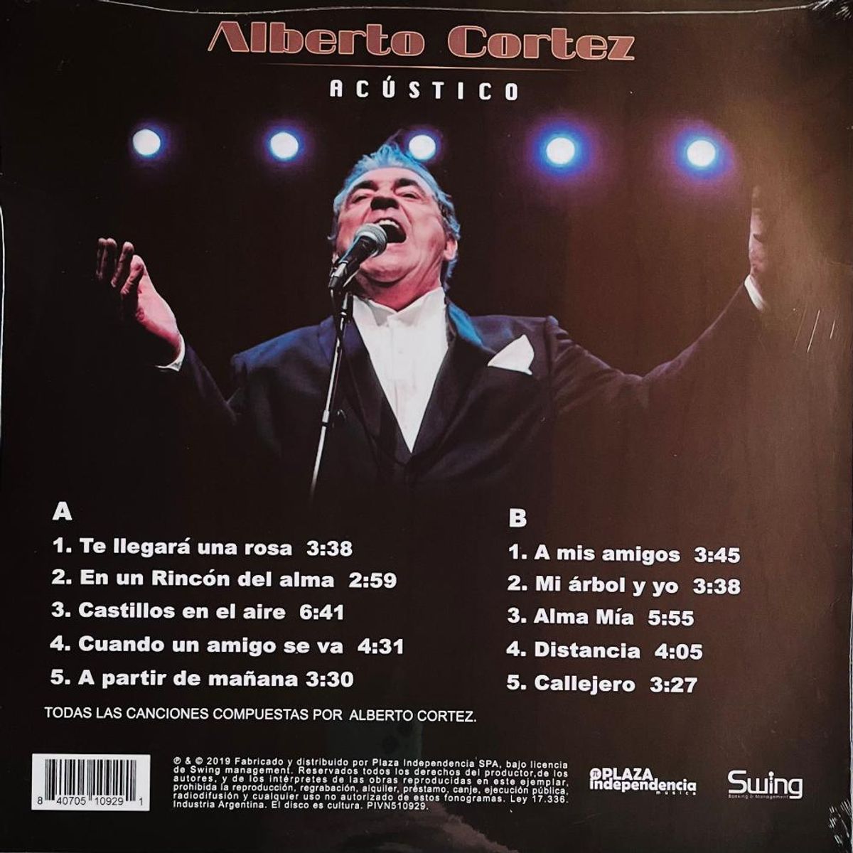HITWAY MUSIC - ALBERTO CORTEZ - ACUSTICO - VINILO HITWAY MUSIC
