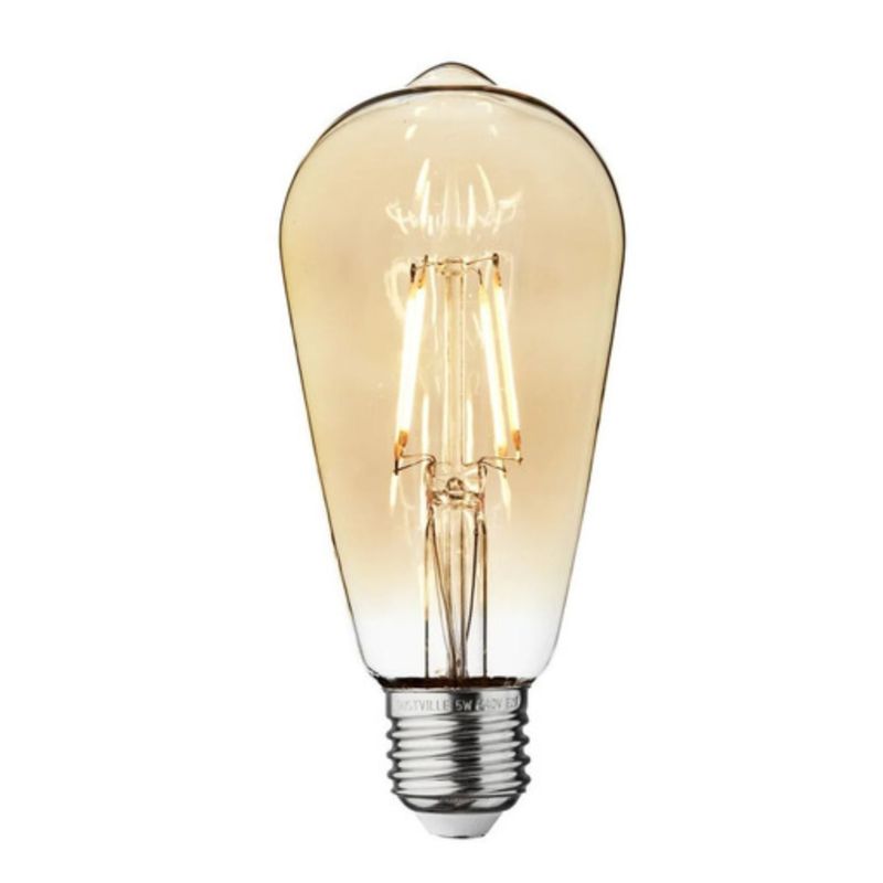 WANT - Pack De 6 Ampolletas Vintage Led Edison Filamento E27 6w