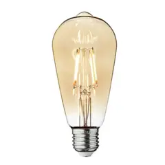 WANT - Pack De 6 Ampolletas Vintage Led Edison Filamento E27 6w