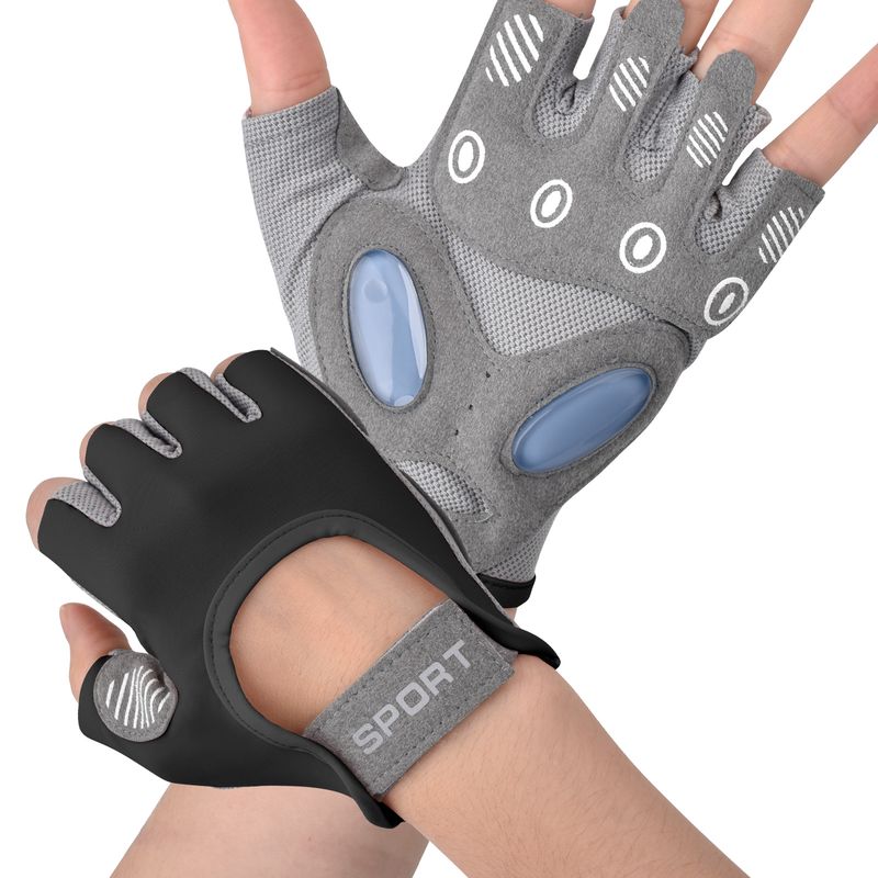 AIZO - Guantes Entrenamiento Gym Pesas Alta Calidad Anti-esguince