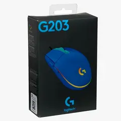 LOGITECH - MOUSE G203 LIGHTSYNC AZUL