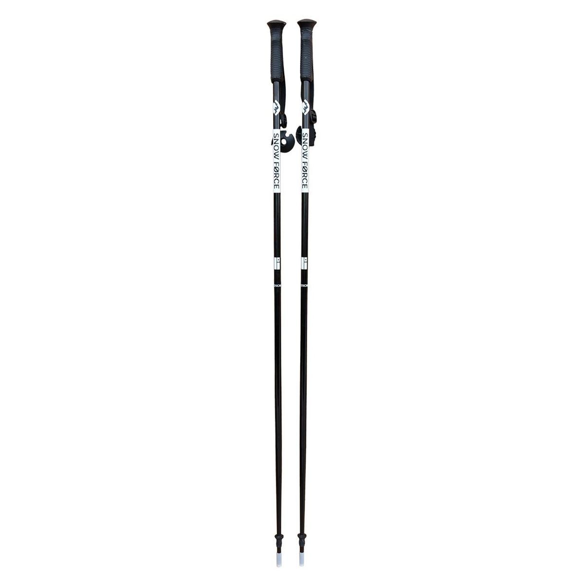 SNOW FORCE - BASTONES DE SKI BLACK 125CM