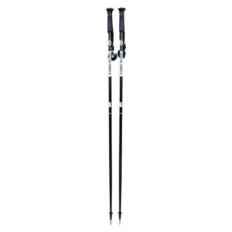 SNOW FORCE - BASTONES DE SKI BLACK 125CM