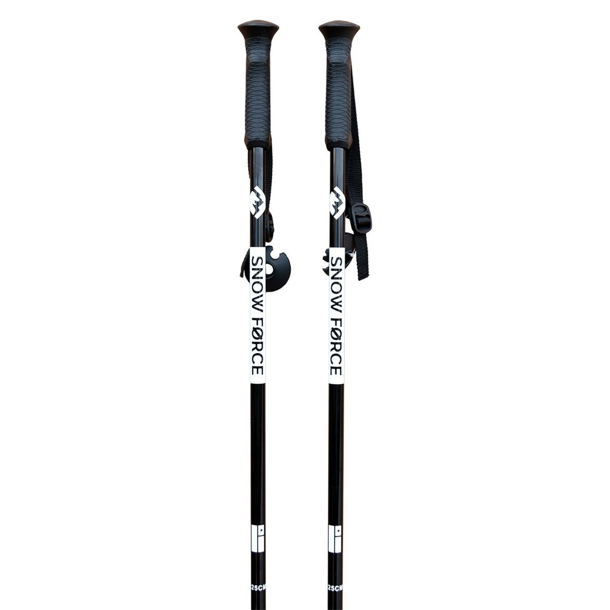 SNOW FORCE - BASTONES DE SKI BLACK 125CM