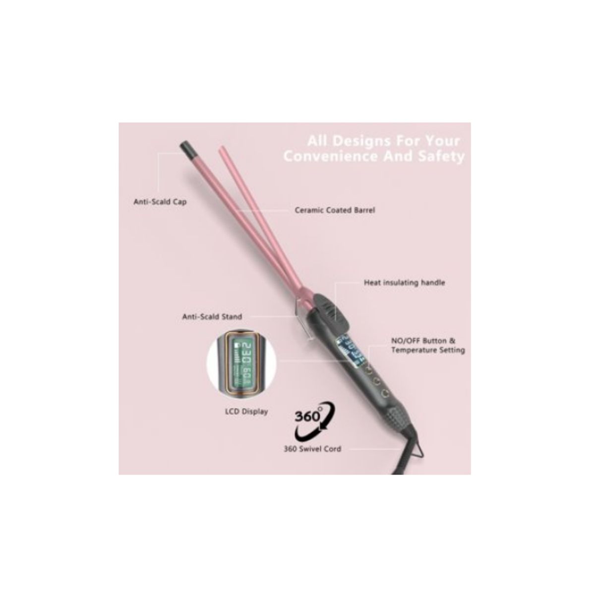 GENERICO - Hairstar® Onduladora para Rulos Cabello de 19mm