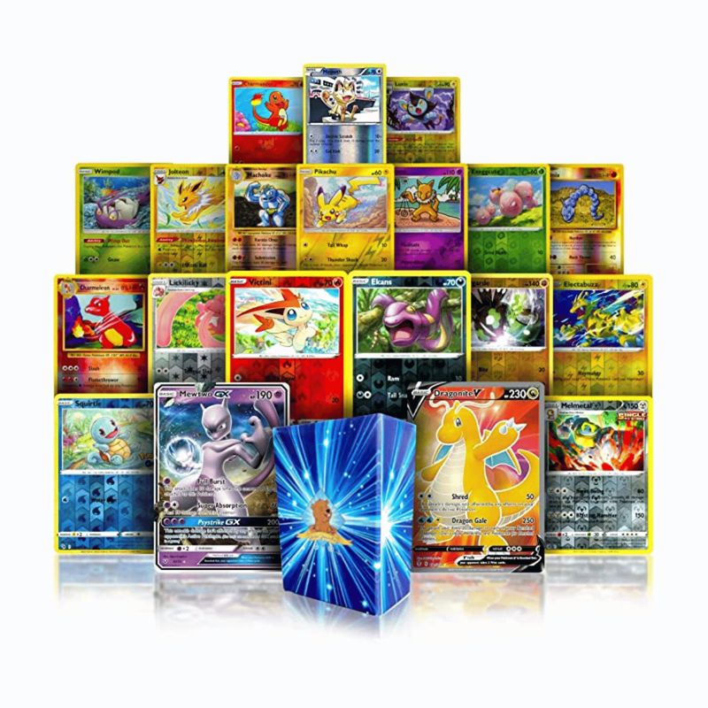 TIOZONEY - 30 Cartas Pokemon Holográficas Raras ✶ Originales