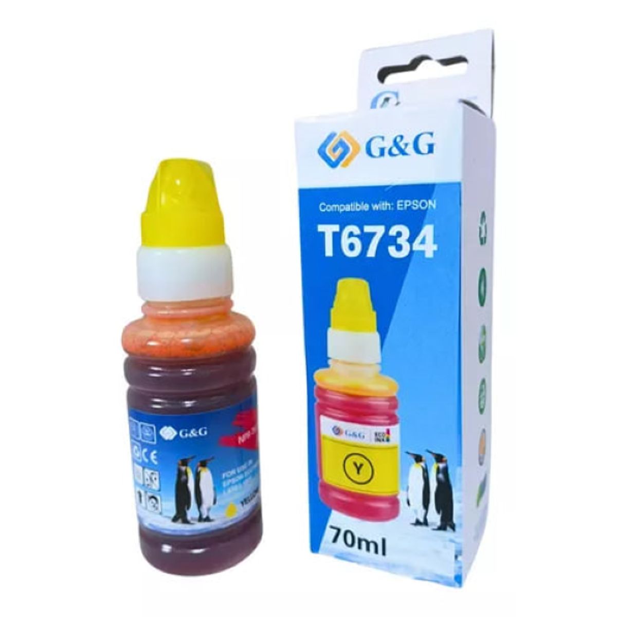 GENERICO - Tinta Alternativa Para Epson T673 De 70 ml L800 L810 L1800