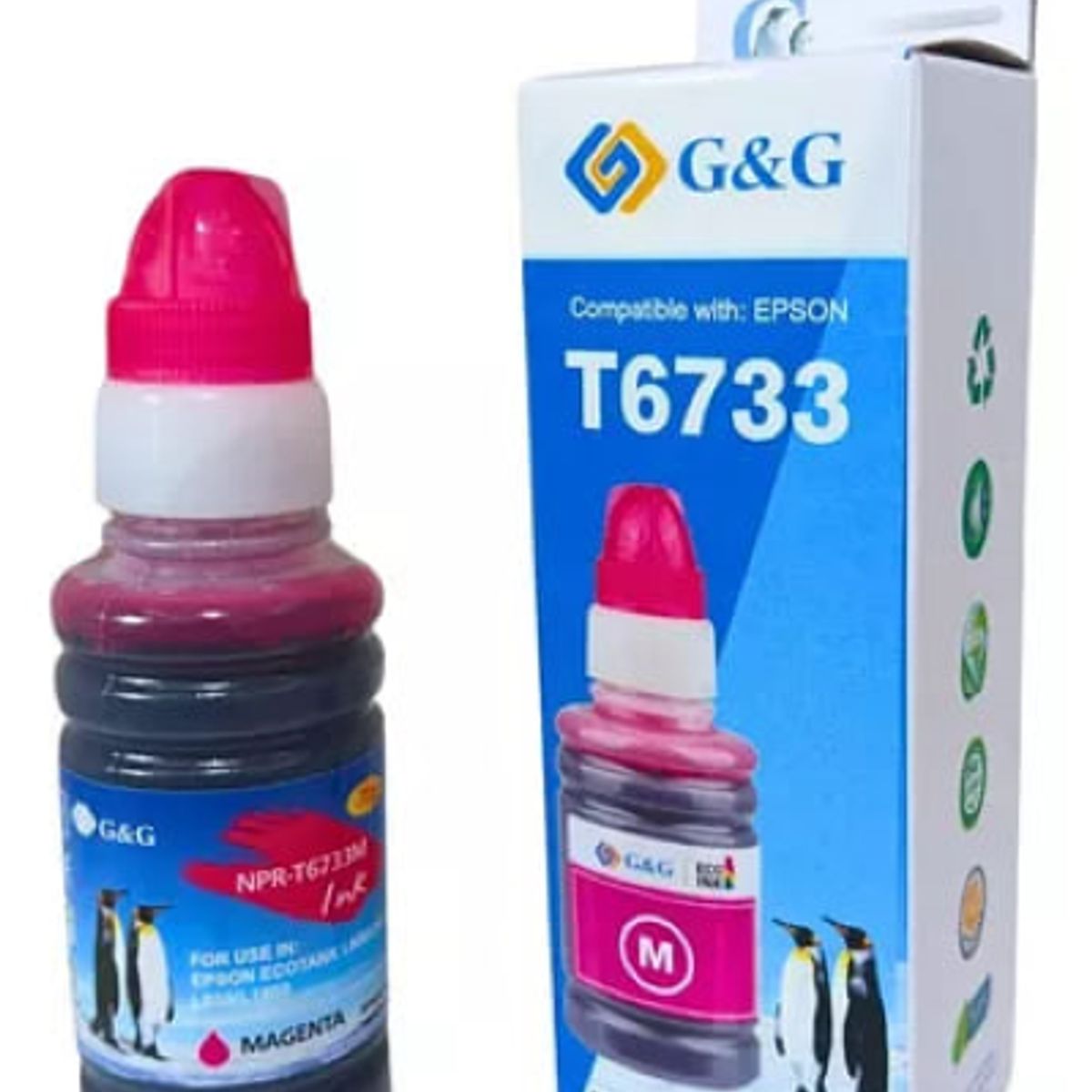 GENERICO - Tinta Alternativa Para Epson T673 De 70 ml L800 L810 L1800