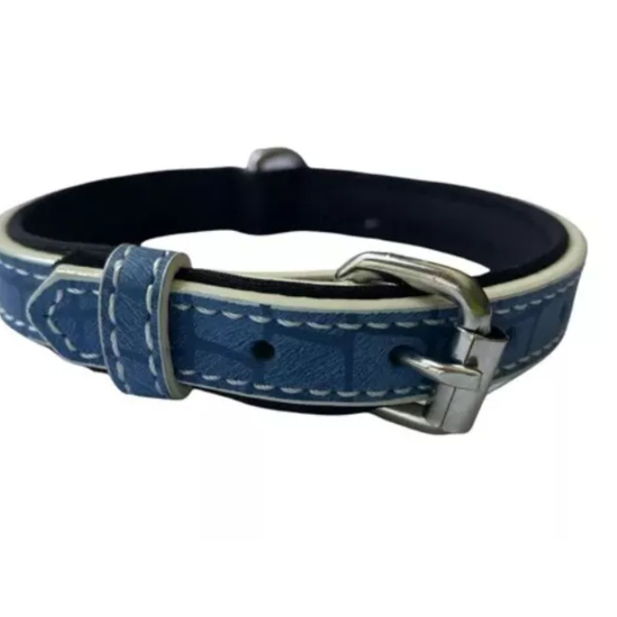 GENERICO - Collar Semi-cuero Soporte Suave Para Perro