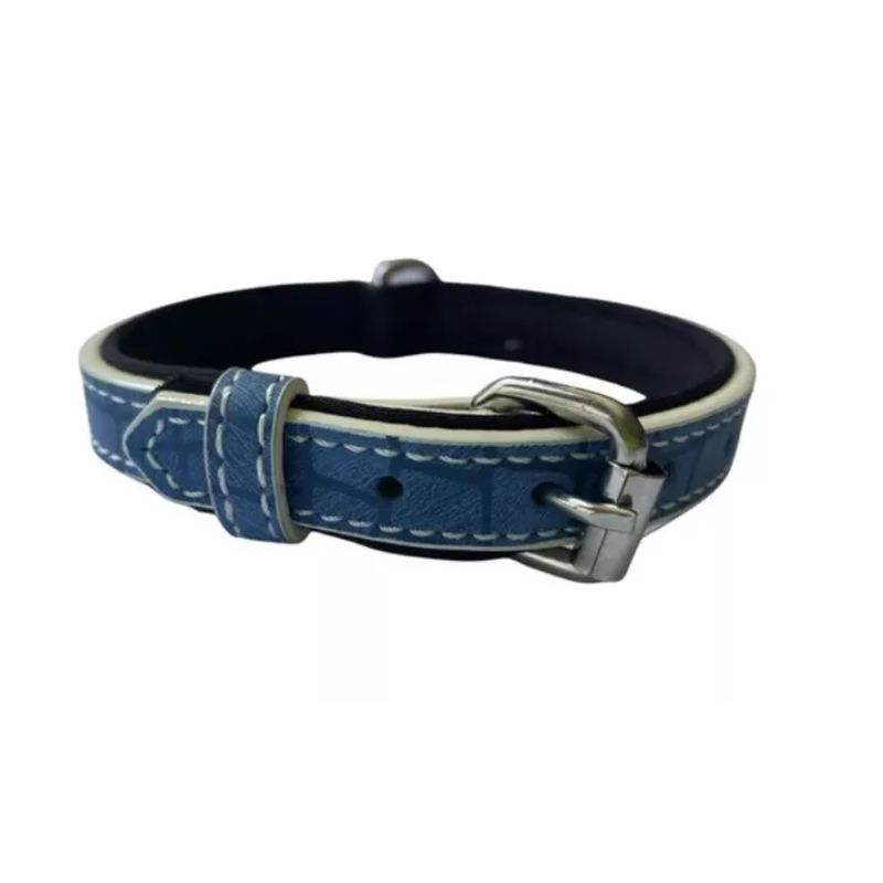 GENERICO - Collar Semi-cuero Soporte Suave Para Perro