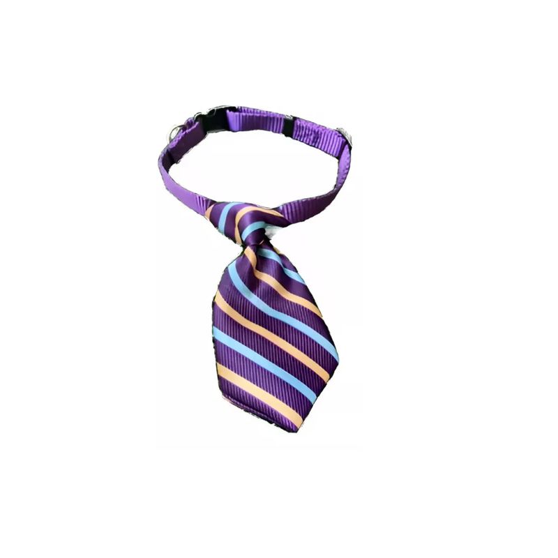GENERICO - Collar Corbata Para Perro Pequeño- MORADO