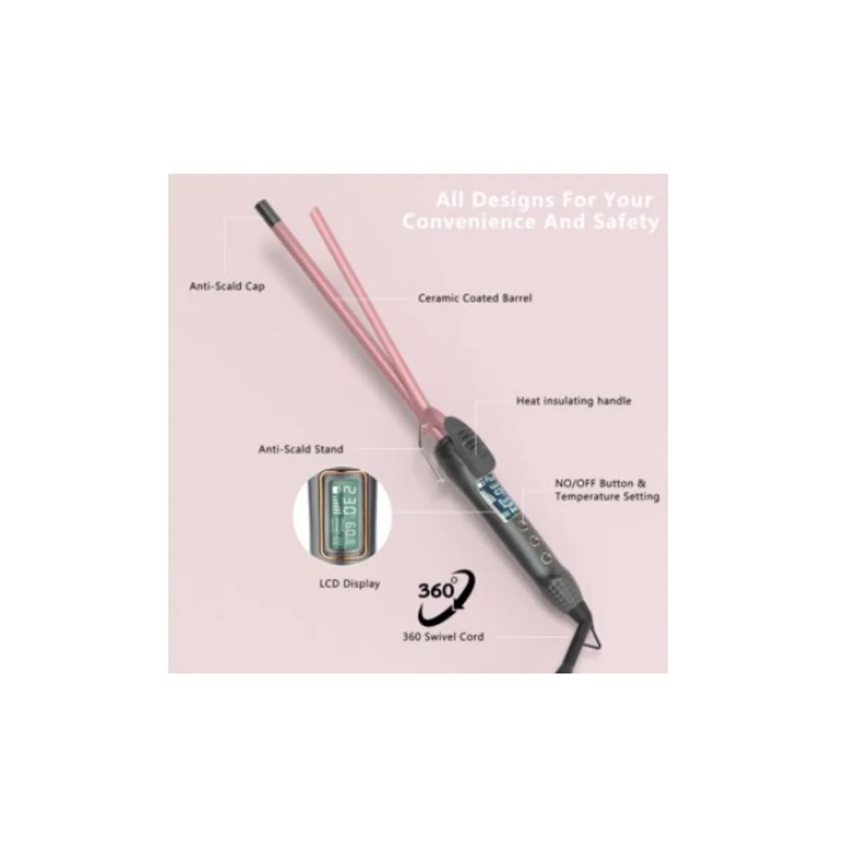 GENERICO - Hairstar® Onduladora para Rulos De Cabello 32mm