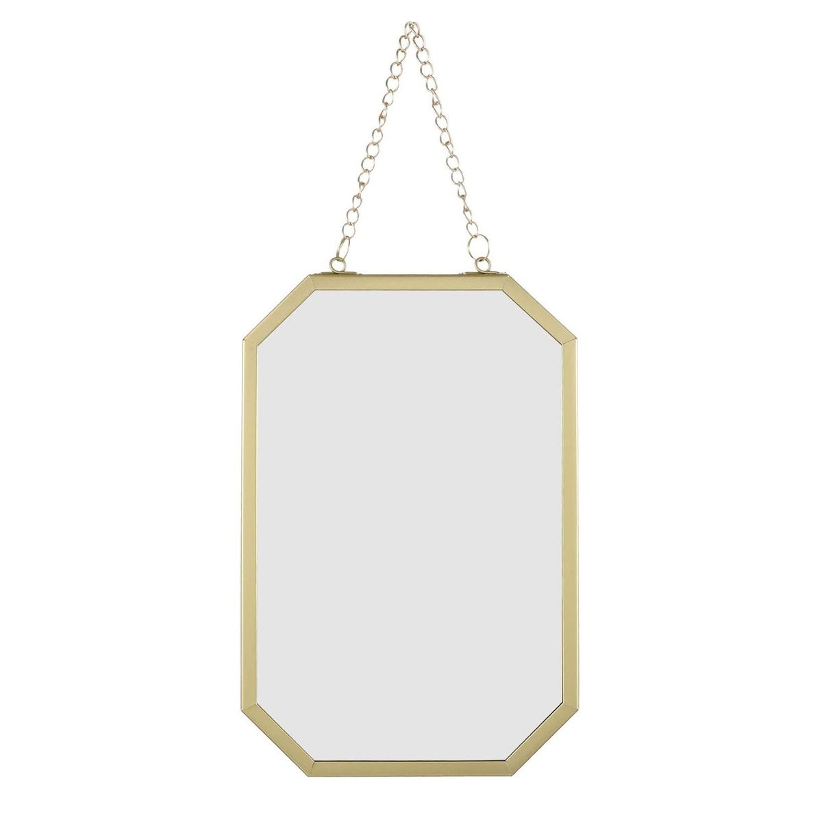 Espejo Octágono Metal Colgante con Cadena, marca GENERICO - Foto Principal