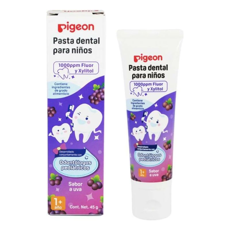 PIGEON - Pasta Dental para Niños Sabor Uva 45 grs. Pigeon