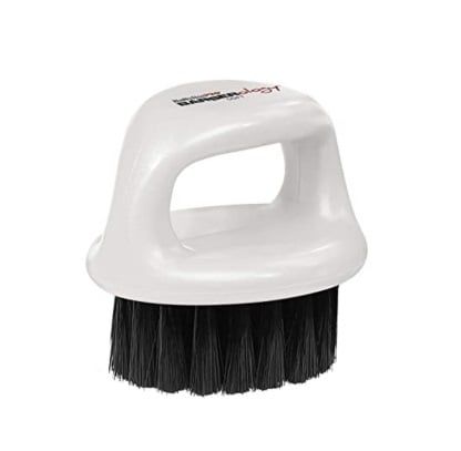Cepillo Botapelo De Nudillo Para Barbero Blanco