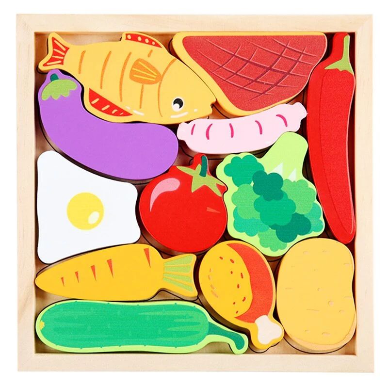 GENERICO - Juguete Puzzle  Katamino Alimentos