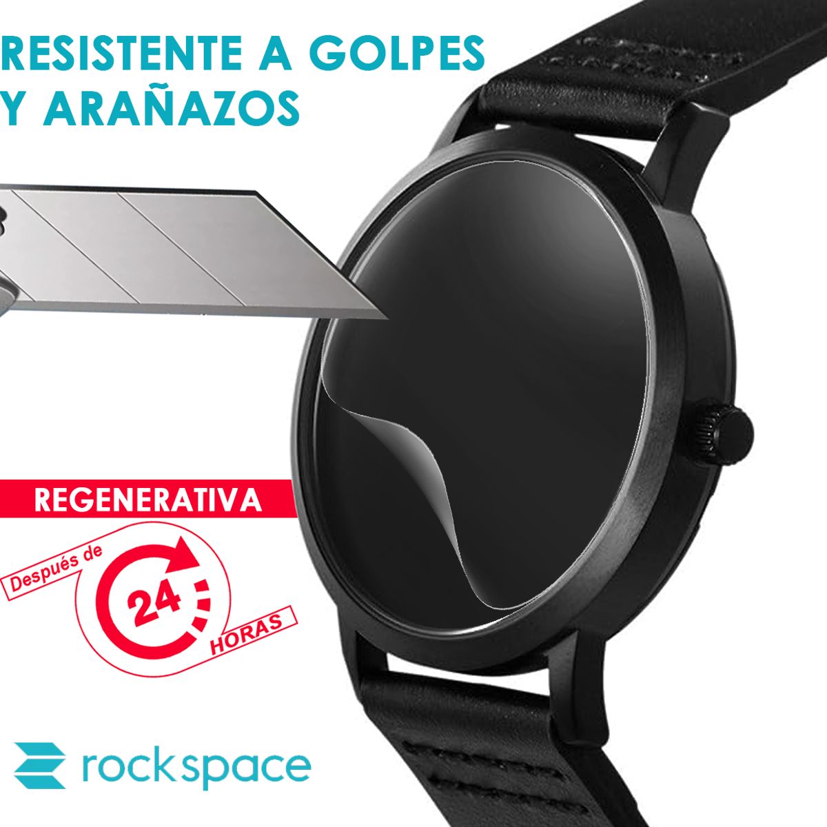 ROCK SPACE - Lamina de Hidrogel Protector Para Garmin Venu SQ