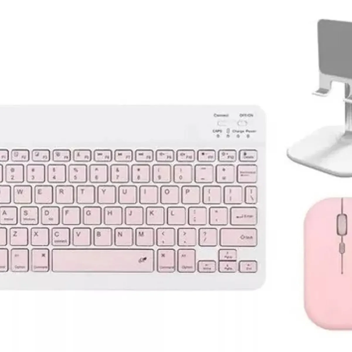 MUNDO MAGIA - Kit De Teclado Bluetooth Con Ratón Soporte Teléfonotablet