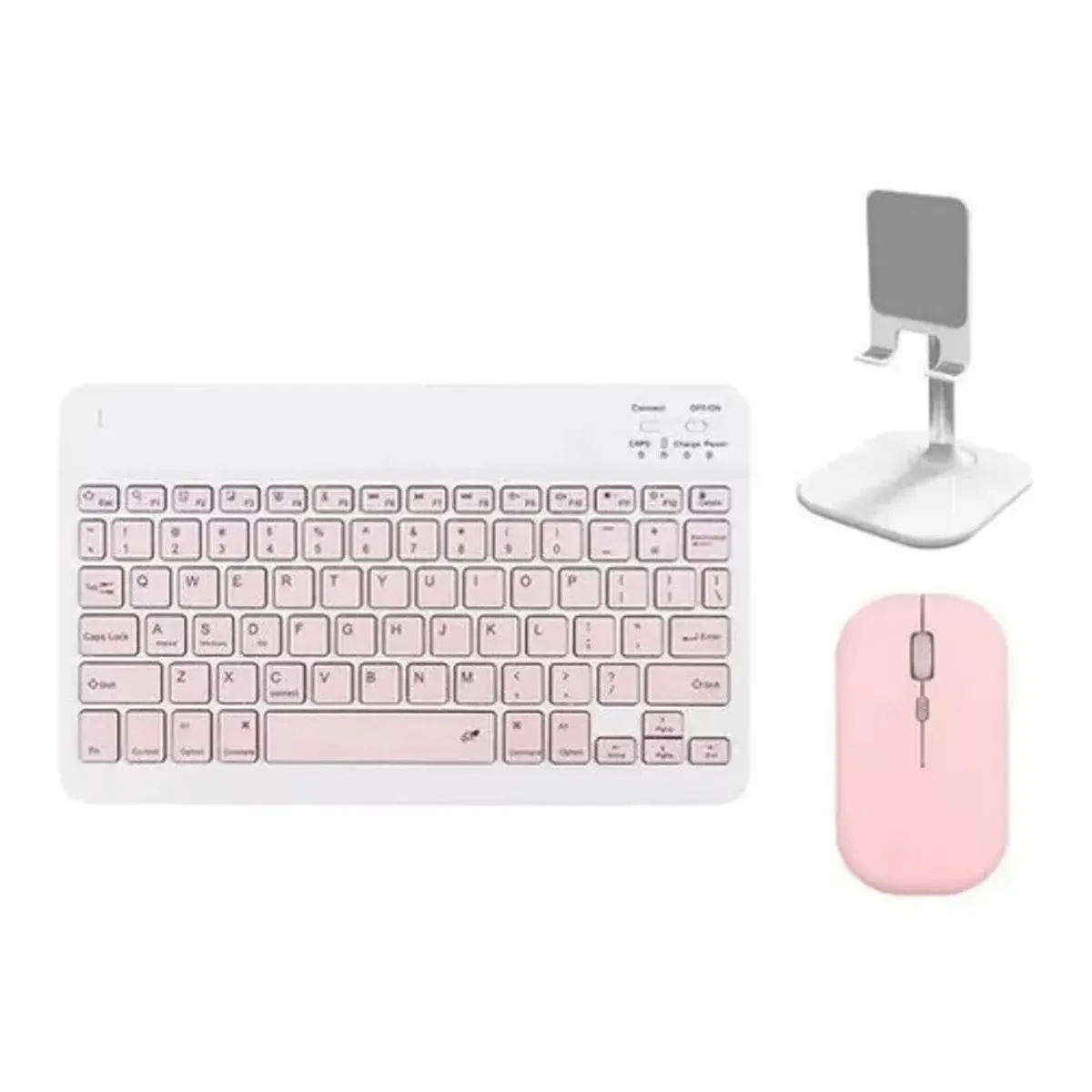MUNDO MAGIA - Kit De Teclado Bluetooth Con Ratón Soporte Teléfonotablet