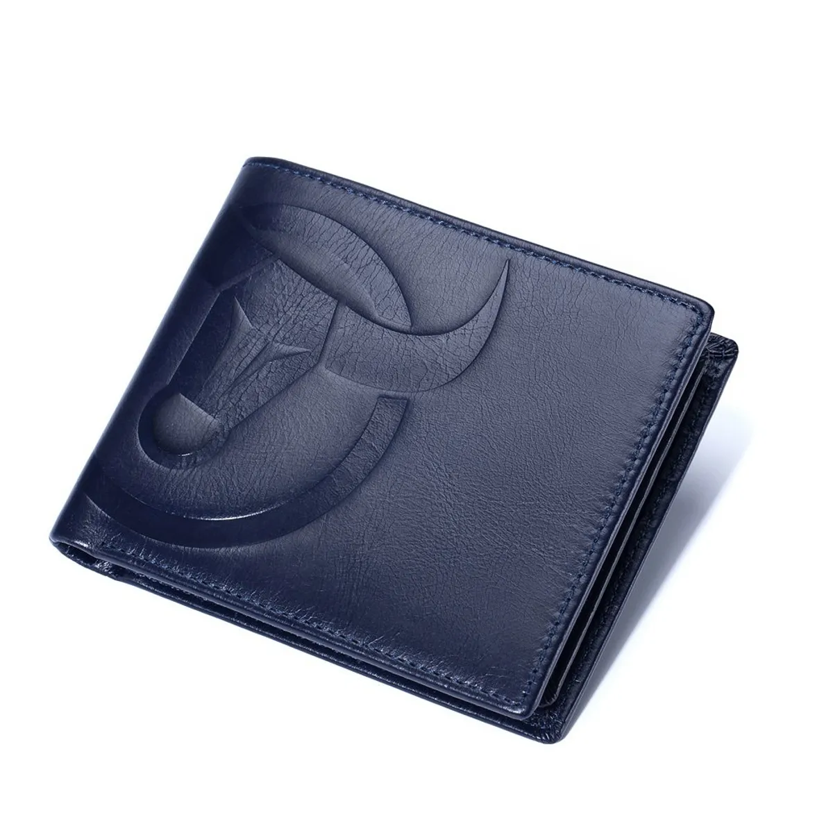 GENERICO - Billetera De Cuero Bull Captain Con Bloqueo Rfid Qb0203