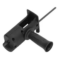 GENERICO - Sierra Caladora Adaptador Taladro + 3 Hojas Madera Metal