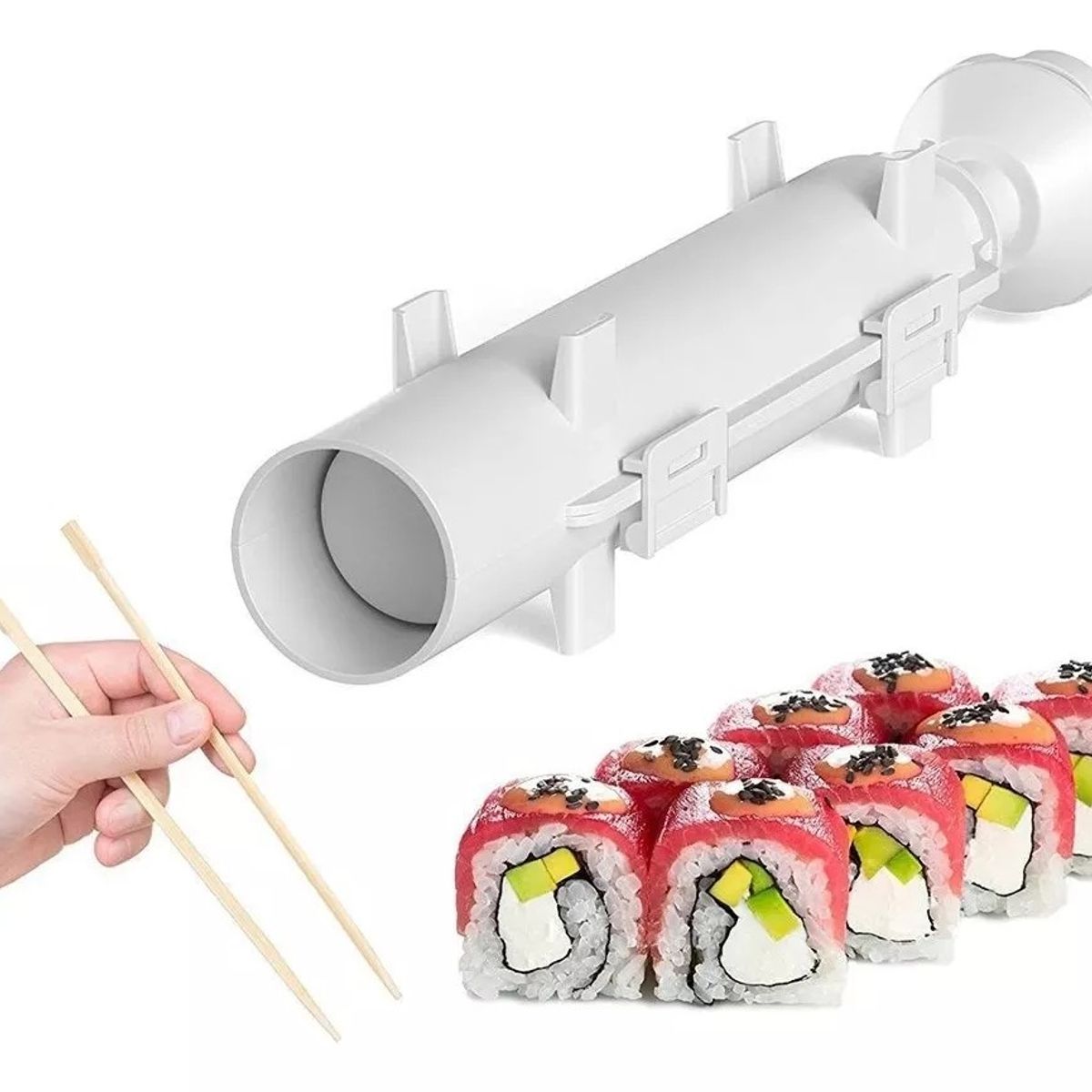 GENERICO - Maquina Para Hacer Sushi Facil Sushezi Bazooka Sushi