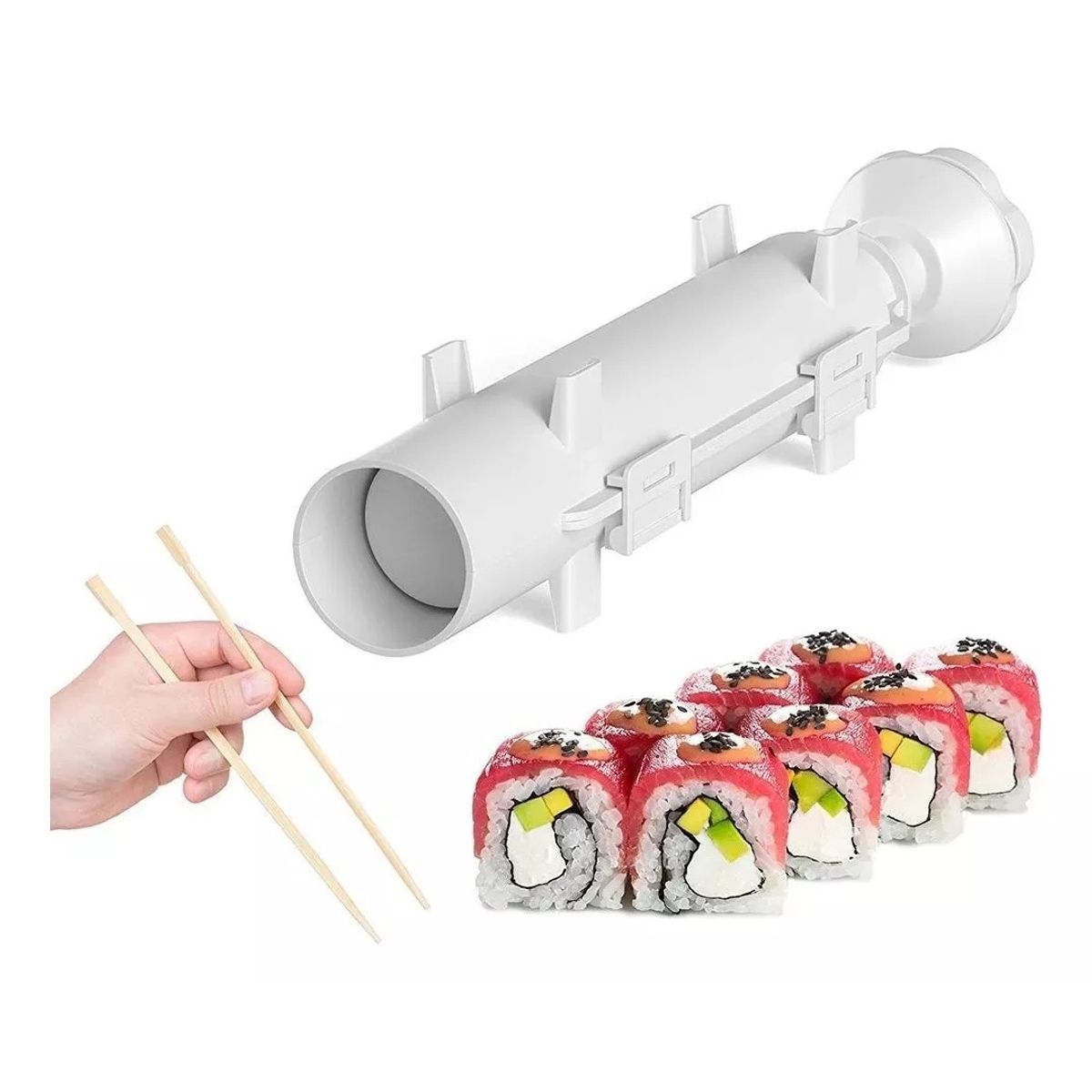 GENERICO - Maquina Para Hacer Sushi Facil Sushezi Bazooka Sushi