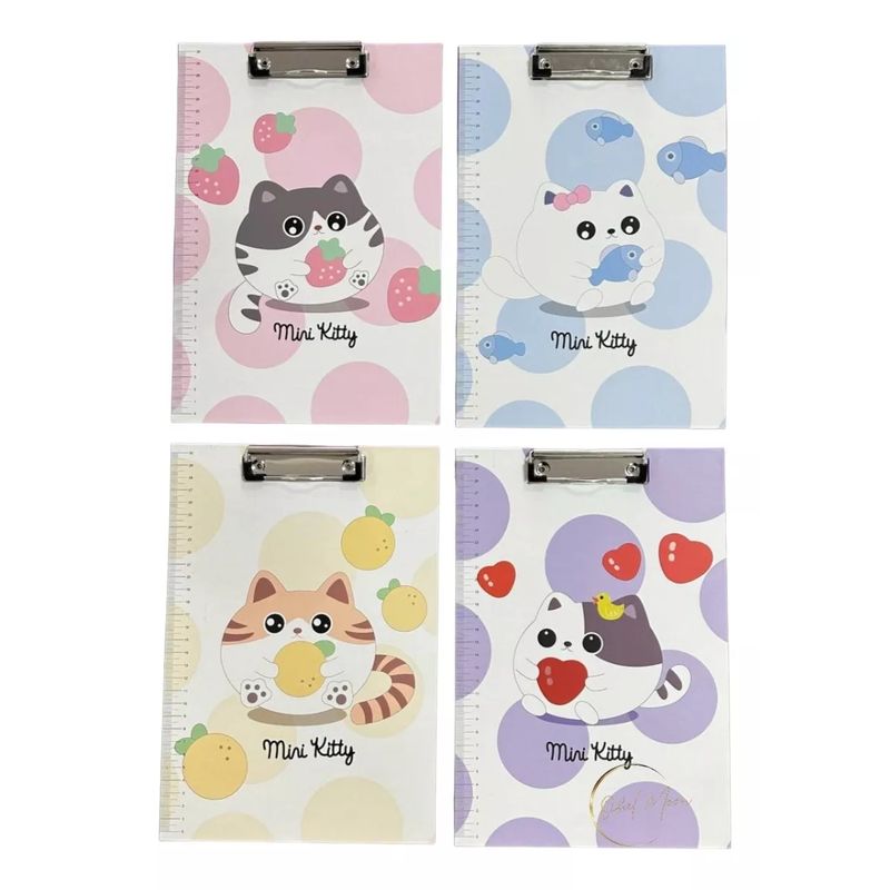GENERICO - Tabla Sujeta Papel Diseño Gatito