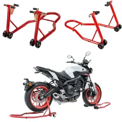 GENERICO - Caballete Elevador Para Moto Trasero Y Delantero