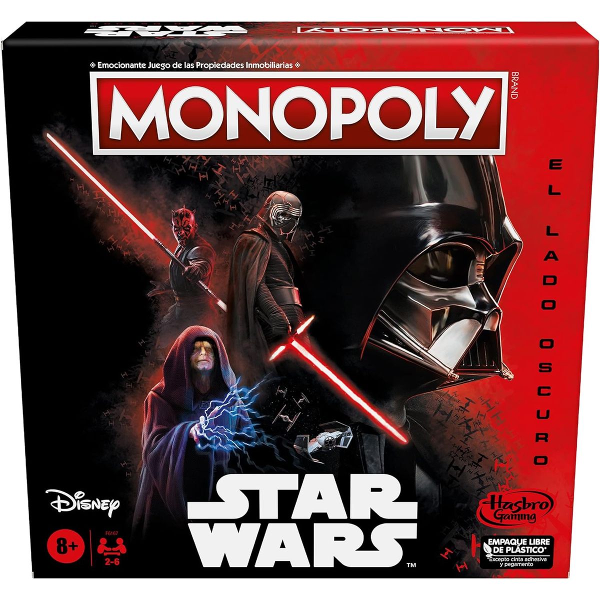 HASBRO - Juego De Mesa Monopoly Star Wars Dark Side