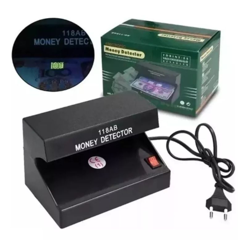 GENERICO - Maquina Detector De Billetes Dinero Falsos Luz Ultravioleta
