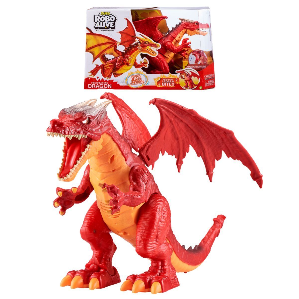 ROBO ALIVE - Dragon Robo Alive Zuru - Rojo