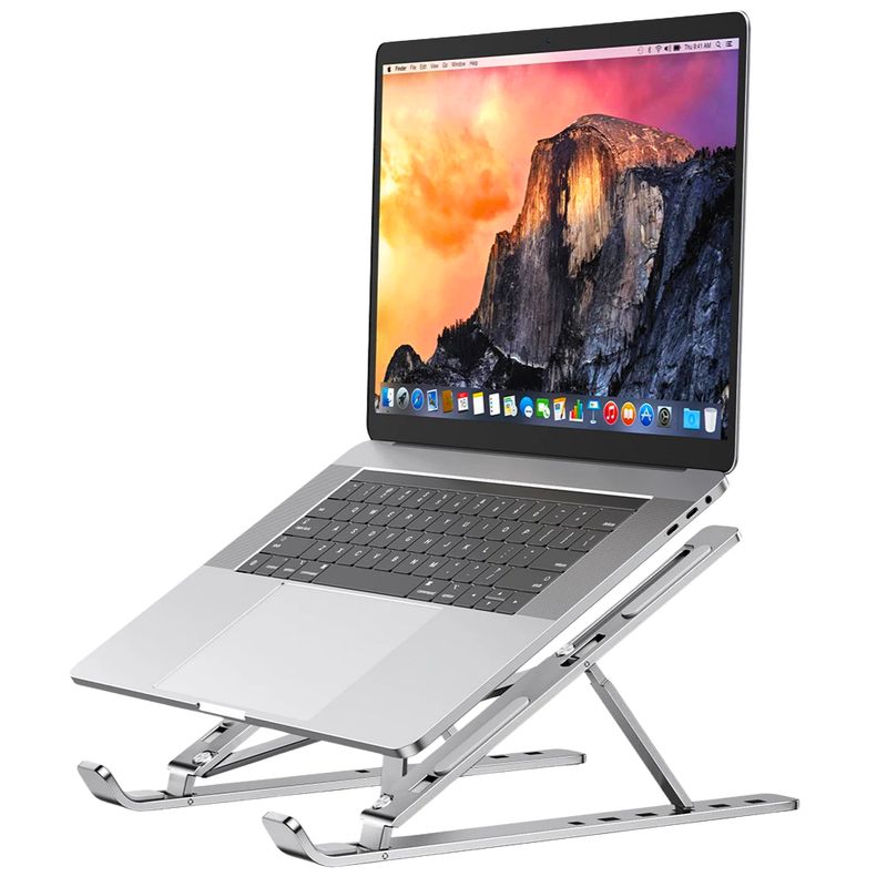 GENERICO - Soporte Para Macbook Base Notebook Aluminio Vertical Laptop
