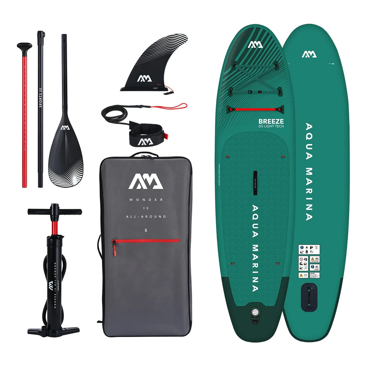 AQUA MARINA - Stand Up Paddle Inflable Aqua Marina Breeze Tabla de SUP