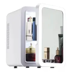 MUNDO MAGIA - Mini Refrigerador Con Espejo Skincare 8 Litros