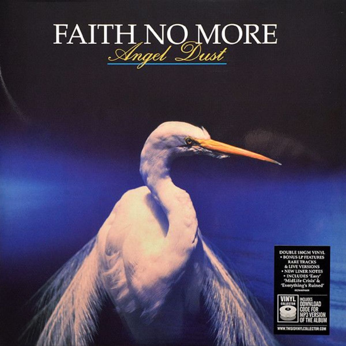 GRUPO LASER DISC - VINILO FAITH NO MORE ANGEL DUST 2LP