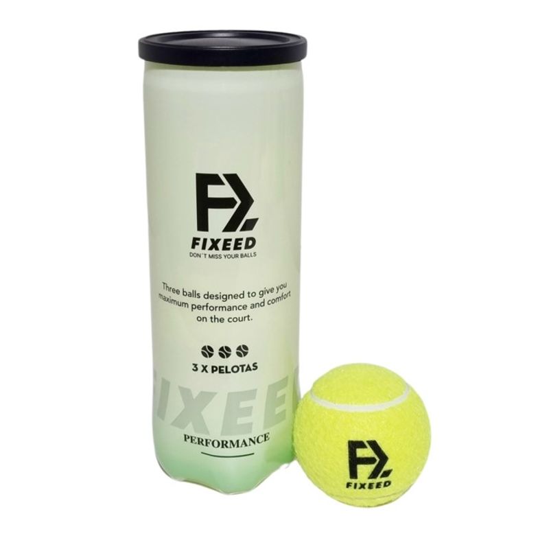 GENERICO - Tarro de Pelotas de Padel Fixeed X3