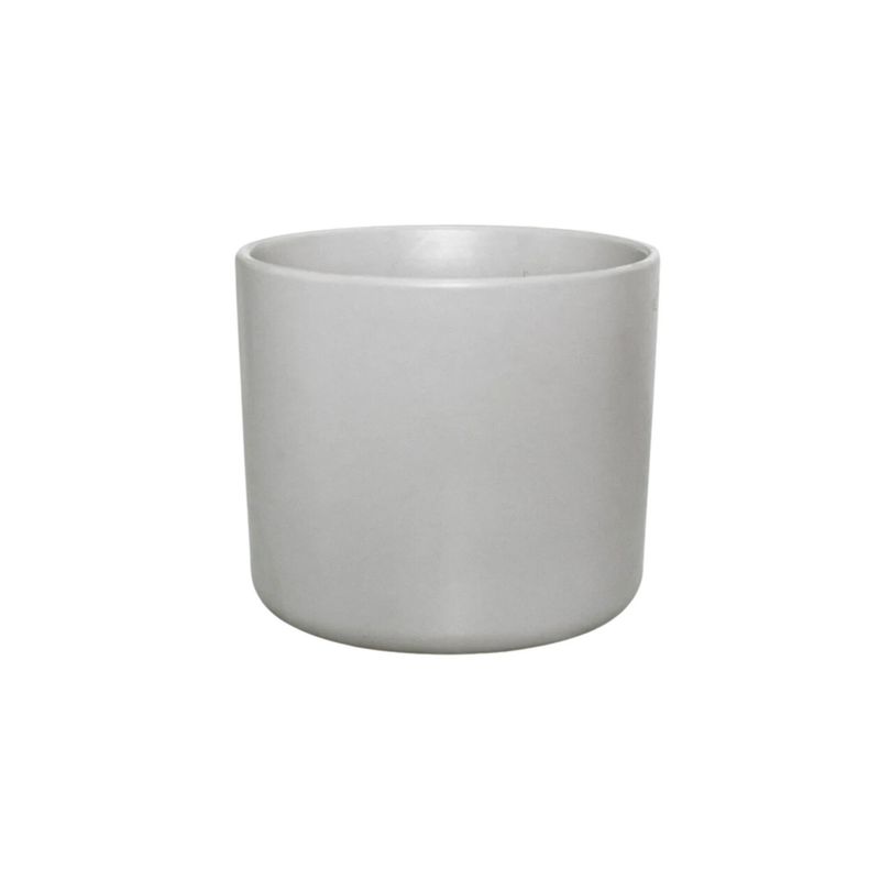 PLANT ME - Portamacetero Cerámica Decorativo Gris Mediano