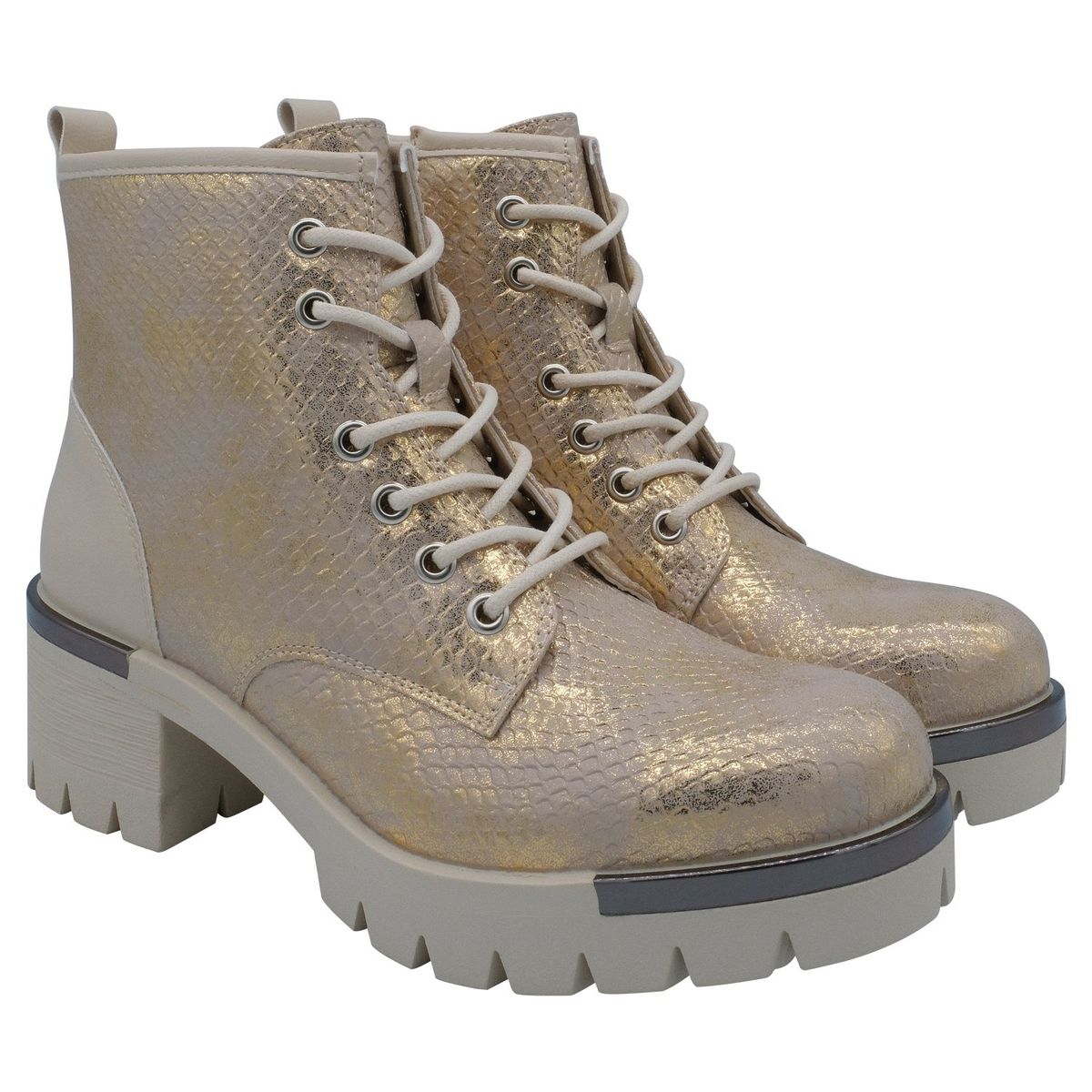 DINASTELLA - Bototo medio snake Dorado