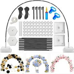 GENERICO - Base Estructura Para Arco De Globos Completo 2.70 3 Metros